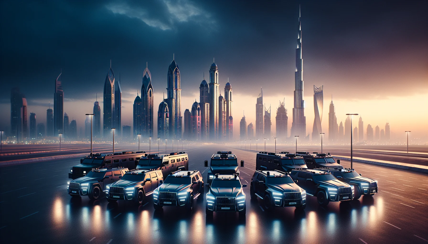 Armored Fleet renting in Dubai: dealing with Luxury and Security